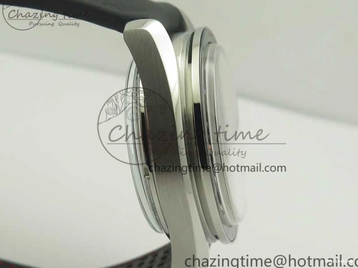 1224 Racing Master Chronometer OMF 1:1 Best Edition Black Dial Orange Hand on Black Leather Strap A Contemporary 7999